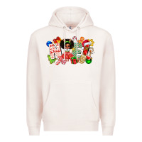 Pale Pink Noel Afro Girl Baby Premium Hoodie - CowhideDigitalArt