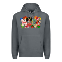 Rock Noel Afro Girl Baby Premium Hoodie - CowhideDigitalArt