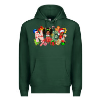 Sports Green Noel Afro Girl Baby Premium Hoodie - CowhideDigitalArt