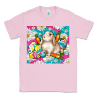 Bubblegum Pink easter day rabbit Classic Tee - TumblerDesignByShophia