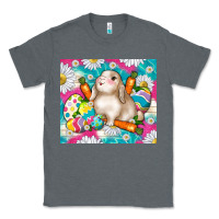 Charcoal Heather easter day rabbit Classic Tee - TumblerDesignByShophia