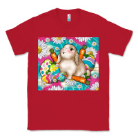 Red easter day rabbit Classic Tee - TumblerDesignByShophia