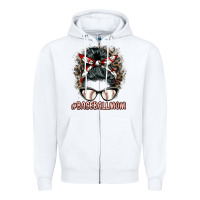 Baseballmom Messy Bun Zipper Hoodie | Teevron