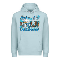 Blue Mist Baby it's cold outside Premium Hoodie - RanaPortraitStore