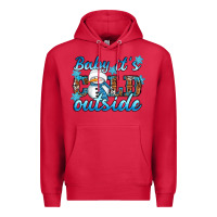 Cardinal Baby it's cold outside Premium Hoodie - RanaPortraitStore