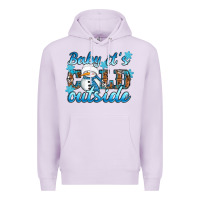 Lilac Baby it's cold outside Premium Hoodie - RanaPortraitStore