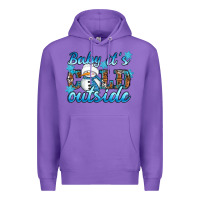 Purple Baby it's cold outside Premium Hoodie - RanaPortraitStore