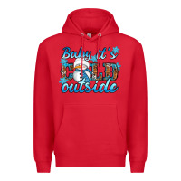 Red Baby it's cold outside Premium Hoodie - RanaPortraitStore