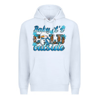 White Baby it's cold outside Premium Hoodie - RanaPortraitStore