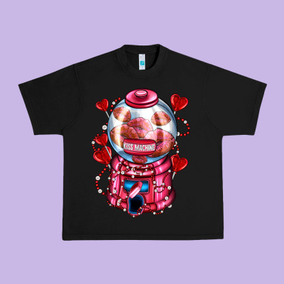 Kiss  Machine  Olivia Urban Heavy Tee Designed By Oliviacreatesart