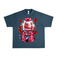 Midnight Navy kiss  machine  olivia Urban Heavy Tee - OliviaCreatesArt