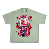 Oil Green kiss  machine  olivia Urban Heavy Tee - OliviaCreatesArt