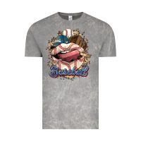 Cloud Rock Baseball lips Vintage Tee - HowdyJamesFarm