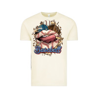 Vintage Arctic Baseball lips Vintage Tee - HowdyJamesFarm