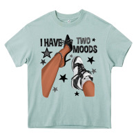 Arona I Have Two Moods Black Sneakers Afro Girl Heavy Core Tee - texasbilliewilder