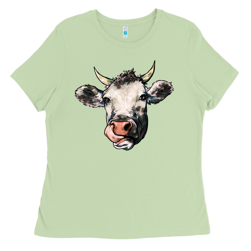 Cow Ladies Tee by HowdyJamesFarm | Teevron