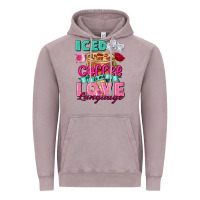 Vintage Zinc Iced Coffee is my love language Valentine's Day Vintage Hoodie - FaDigitalArtStudio