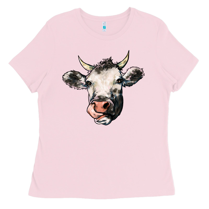 Cow Ladies Tee by HowdyJamesFarm | Teevron