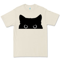 Peeking Cat Premium Tee | Teevron