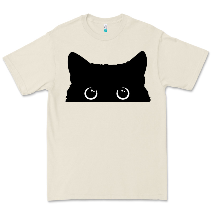 Peeking Cat Premium Tee by maiPhamDesign | Teevron