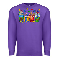 Purple autism coffee cup Premium Sweatshirt - AdoDesignShop