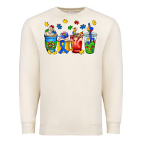 Sandshell autism coffee cup Premium Sweatshirt - AdoDesignShop