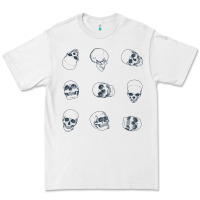 White Skulls Premium Tee - maiPhamDesign