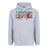 Heather Grey i could go for some coffee Heavyweight Hoodie - AdoDesignShop