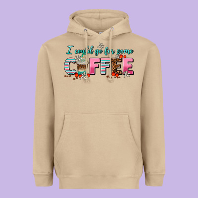 I Could Go For Some Coffee Heavyweight Hoodie Designed By Adodesignshop