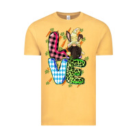Vintage Mustard Love Easter gnome Easter Day Vintage Tee - CowGirlArtShop