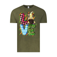 Vintage Olive Love Easter gnome Easter Day Vintage Tee - CowGirlArtShop
