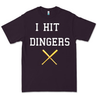 Plum i hit dingers baseball Premium Tee - maiPhamDesign