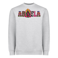 Heather Grey abuela our lady of guadalupe Heavyweight Sweatshirt - Artiststas