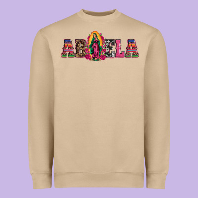 Abuela Our Lady Of Guadalupe Heavyweight Sweatshirt Designed By Artiststas