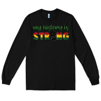 Black My history is strong Long Sleeve Tee - FaDigitalArtStudio