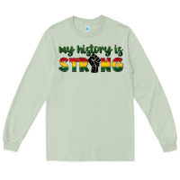 Matcha My history is strong Long Sleeve Tee - FaDigitalArtStudio