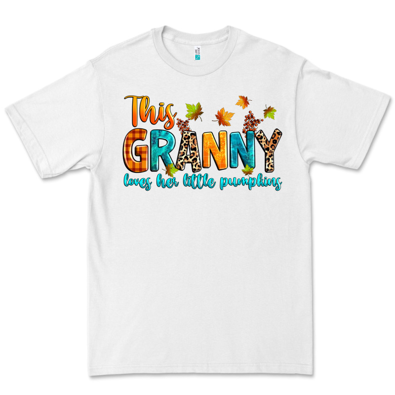 Customized This Granny Loves Her Little Pumpkins Premium Tee by texasbilliewilder | Teevron