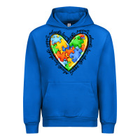 Cobalt autism heart Urban Hoodie - JahusDesignShop
