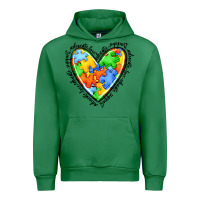 Emerald autism heart Urban Hoodie - JahusDesignShop