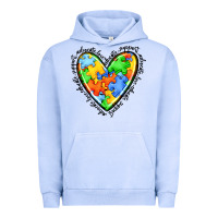 Pigment Grape Ice autism heart Urban Hoodie - JahusDesignShop