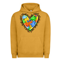 Pigment Peanut Butter autism heart Urban Hoodie - JahusDesignShop