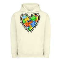 Pigment Pistachio autism heart Urban Hoodie - JahusDesignShop