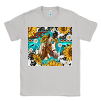 Moon Dust cowhide aztec horse Classic Tee - TumblerDesignByShophia