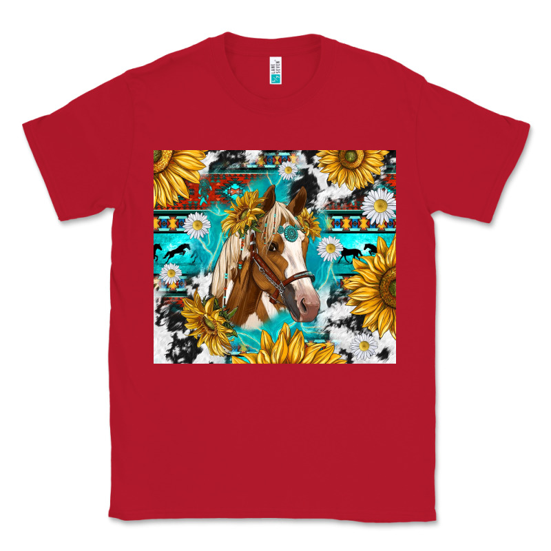 Cowhide Aztec Horse Classic Tee by TumblerDesignByShophia | Teevron