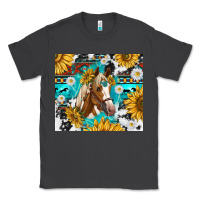 Smoke cowhide aztec horse Classic Tee - TumblerDesignByShophia