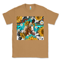 Toasted Coconut cowhide aztec horse Classic Tee - TumblerDesignByShophia