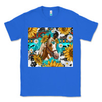 True Royal cowhide aztec horse Classic Tee - TumblerDesignByShophia