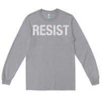 Heather Grey resist united states america protest rebel political Long Sleeve Tee - maiPhamDesign
