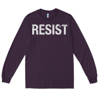 Plum resist united states america protest rebel political Long Sleeve Tee - maiPhamDesign