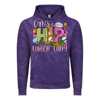 Cloud Purple Easter Day One hip Lunch Lady Vintage Hoodie - OliviaCreatesArt